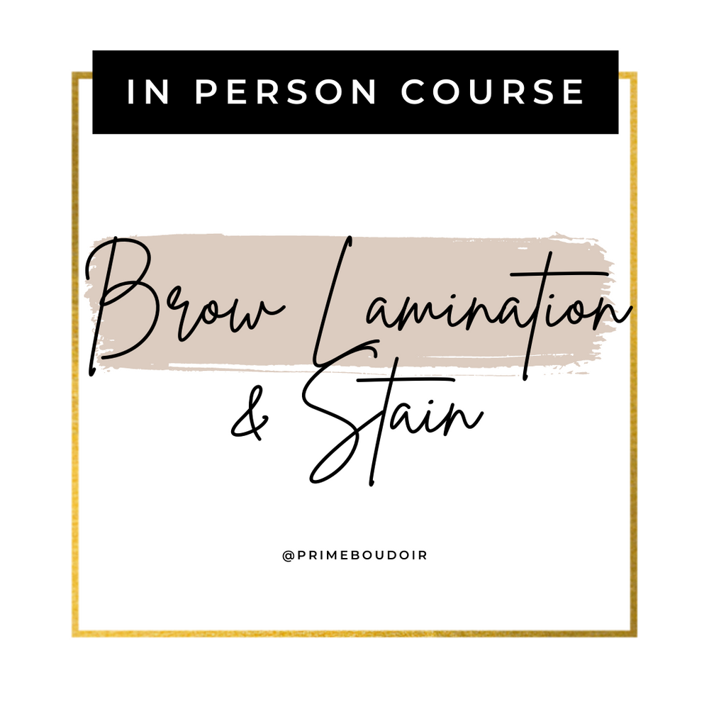 Brow Lamination & Stain Course