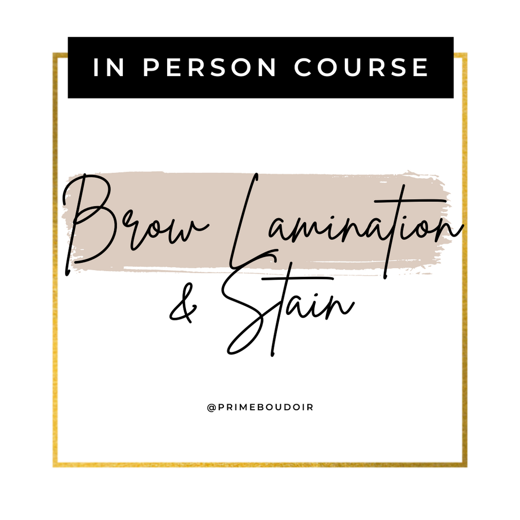 Brow Lamination & Stain Course