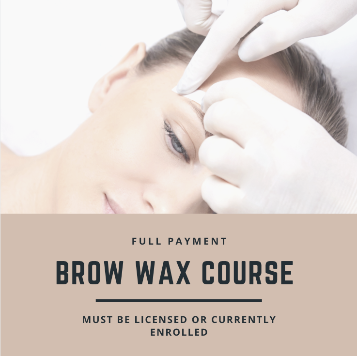 Brow Wax Class - Full Payment
